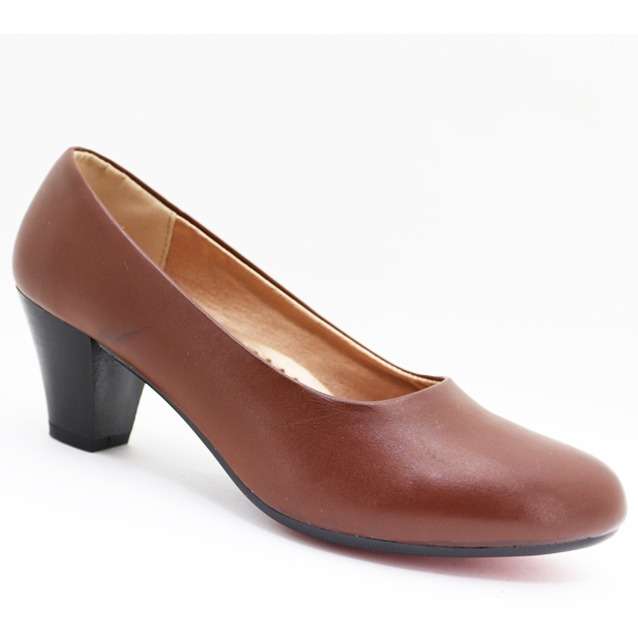 Court Shoes Block Heel -Size 3 4 5 6 7 8