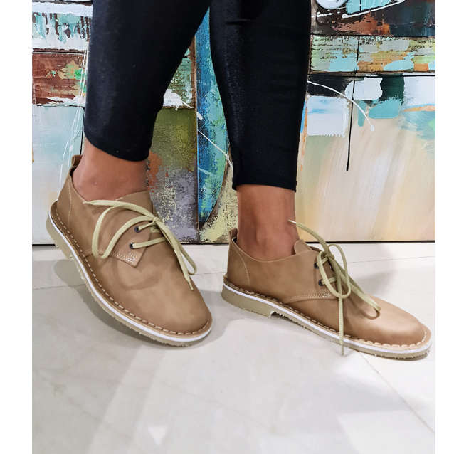Ladies Low-Cut Vellie | New Tan ( BIG MAKE )