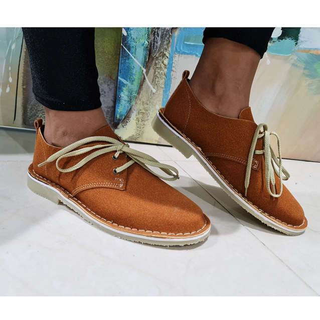 Ladies Low-Cut Vellie | Rust Suede ( BIG MAKE ) Size 8 Left