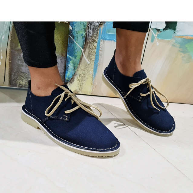 LADIES VELLIE | NAVY  SUEDE    ( BIG MAKE )
