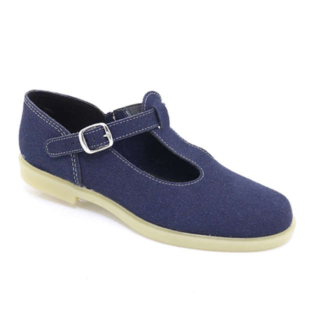 Ladies Baby Doll T-Bar One Ups (Suede) Size 5 6 7 8 left