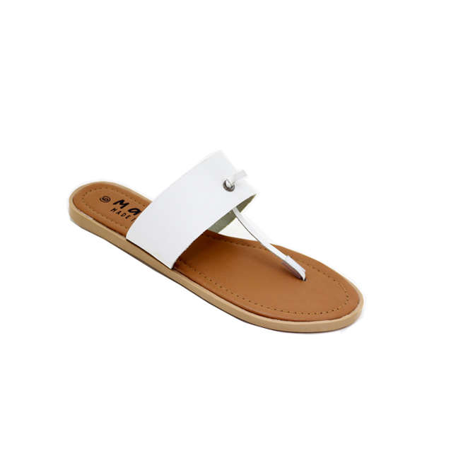 Genuine Leather Maca Slip-On Sandal - Size 5 7 left