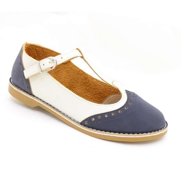 Womens Brogue T-bar