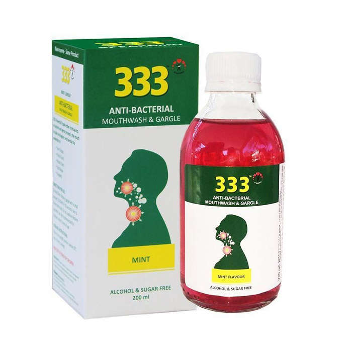 333 Oral Gargle Mint - 200ml
