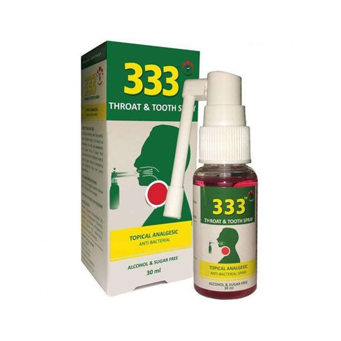 333 Throat and Tooth Spray Mint - 30ml