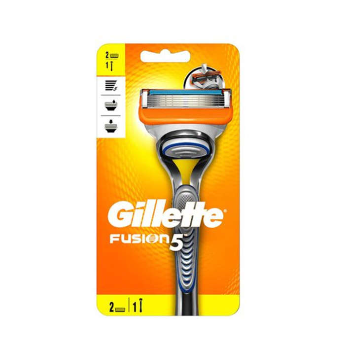 Gillette Fusion Handle + 2 Razor Blades