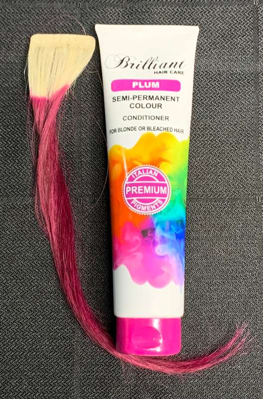 Brilliant Hair Care Premium Range - Semi Permanent Colour - Conditioner - Plum