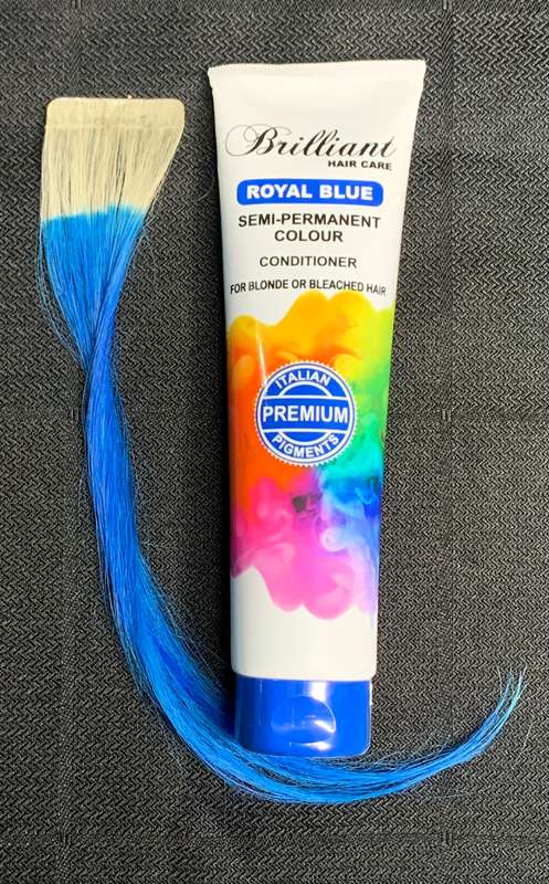 Brilliant Hair Care Premium Range - Semi Permanent Colour - Conditioner - Royal Blue
