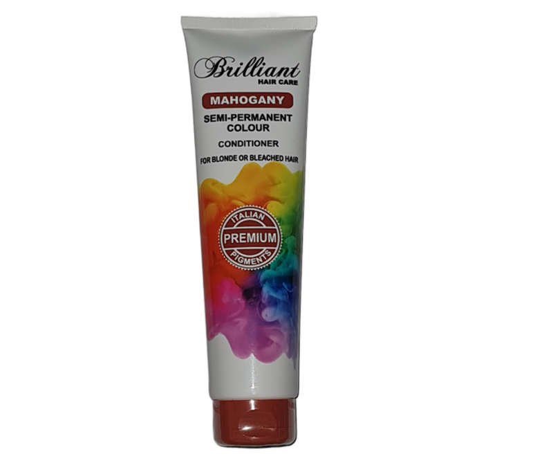 Brilliant Hair Care Premium Range - Semi Permanent Colour - Conditioner - Mahogany
