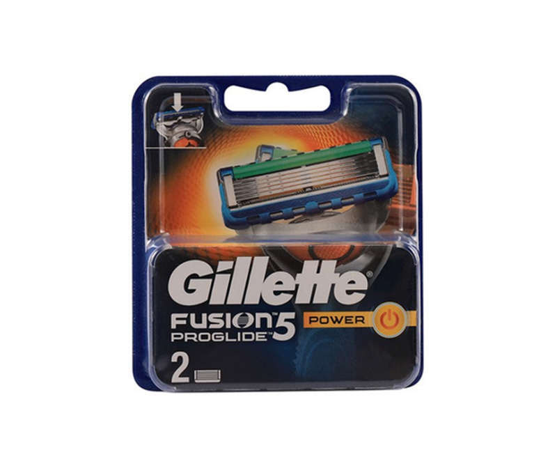 Gillette Fusion Proglide Power Replacement Razor Blades - 2's