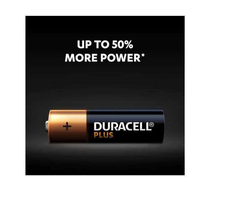 Duracell Plus AA Alkaline Batteries, 12 Pack - 1.5V LR6 MN1500