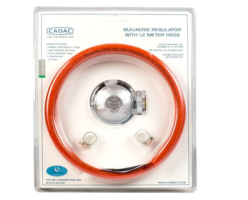 Cadac Bullnose Regulator and 1.2m Gas Hose Kit