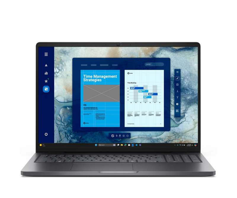 Dell Pro 16 Pc16250 U5 235U 16Gb 512Gb Ssd 16.0" Fhd+ Integrated Fgrpr Fhd Ir Cam Mic Wlan + Bt B...