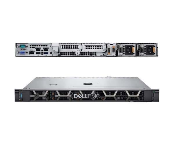 Dell Pe R350 Chassis 4 X 3.5 Hotplug Xeon E 2314 16Gb 1X2Tb Readyrails Static Rails Bezel Broadco...