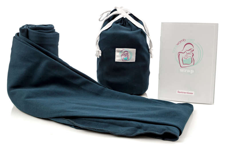 Baby Wrap Carrier - Ultra-Soft, for Newborns & Toddlers (Blue)