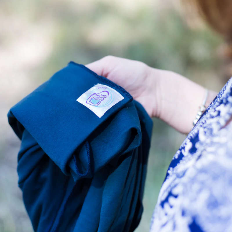 Baby Wrap Carrier - Ultra-Soft, for Newborns & Toddlers (Blue)