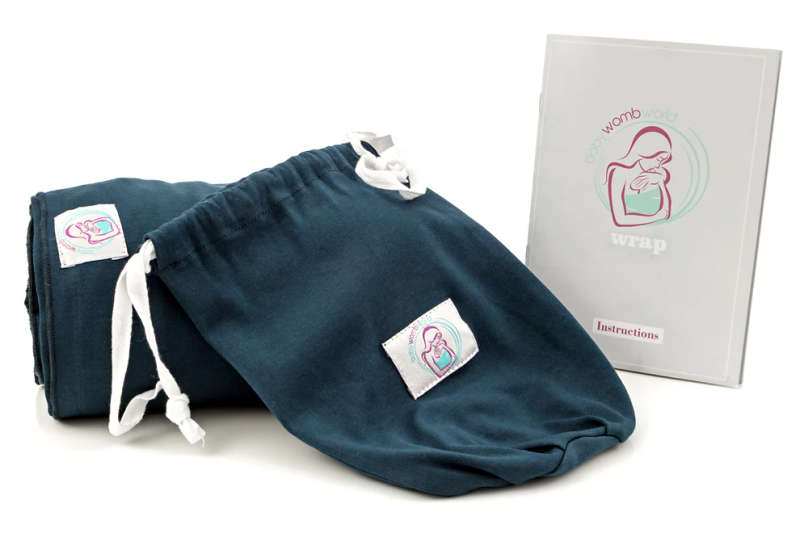 Baby Wrap Carrier - Ultra-Soft, for Newborns & Toddlers (Blue)