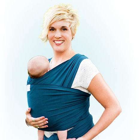 Baby Wrap carrier for newborns - Orange (Demo)