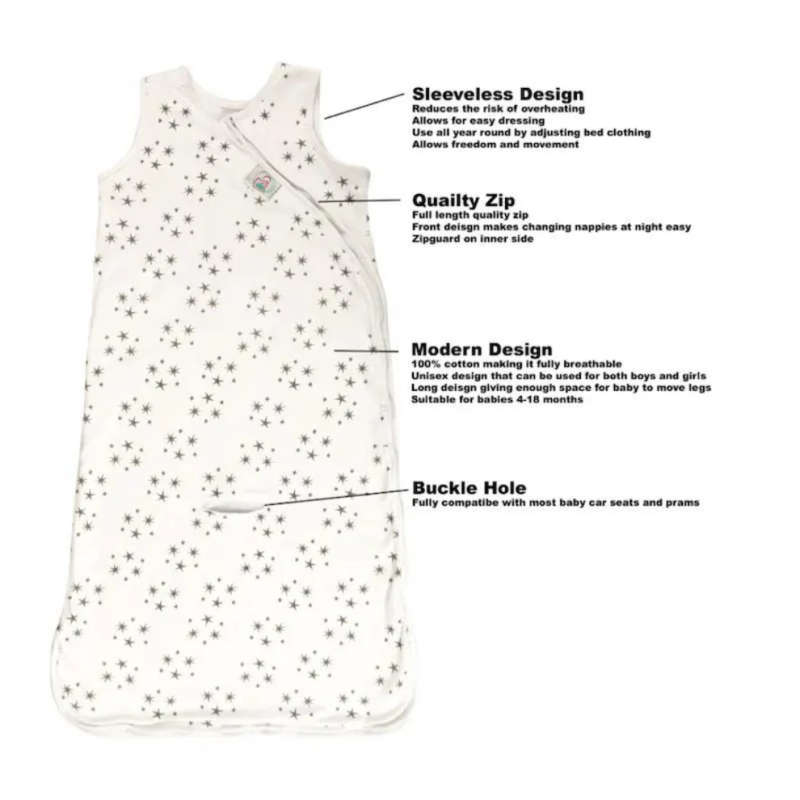 Winter Baby Sleeping Bag 2 Tog (4 - 18 Months)