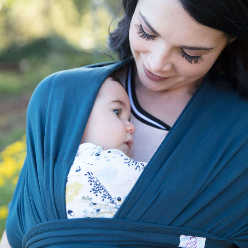 Baby Wrap carrier for newborns - Orange (Demo)