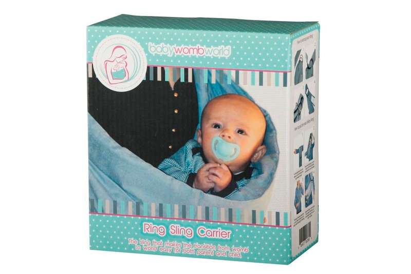 BabyWombWorld Ring Sling - Adjustable, Soft, Hands-Free Baby Carrier for Newborns & Toddlers - Pink