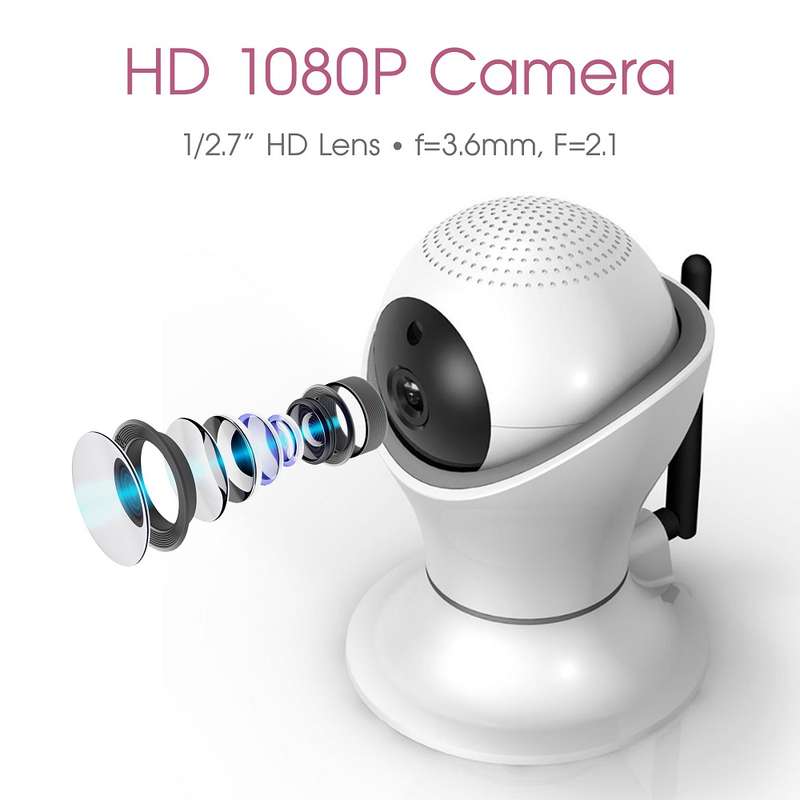 Wi-Fi Video Baby Monitor Nanny Camera with Sound BWW360