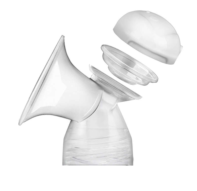 New Grey Pump Breastshield Without Silicone Flange