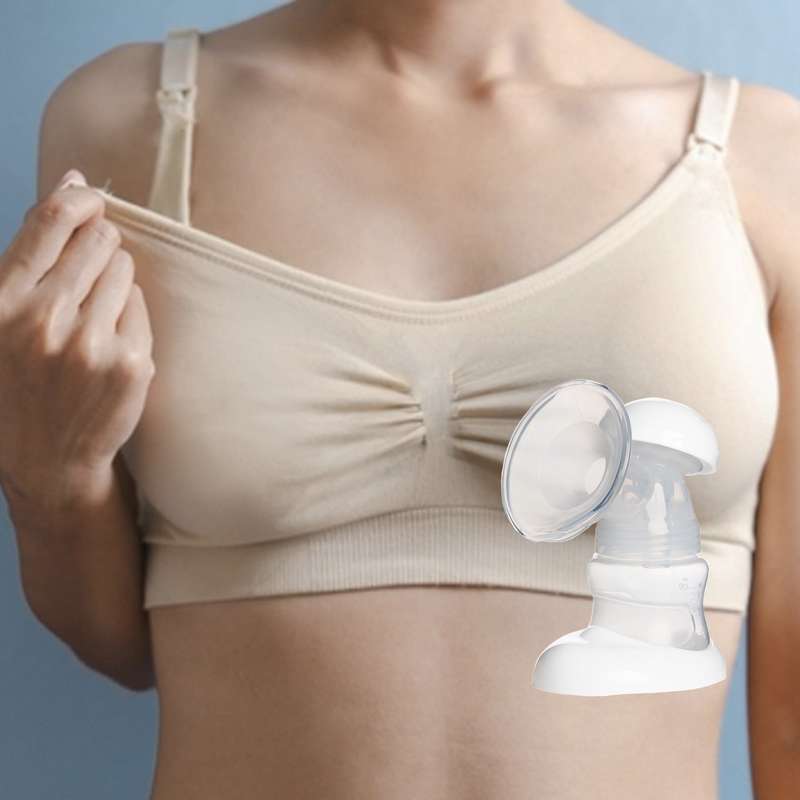 Seamless Hands Free Breast Pump Bra - XLARGE