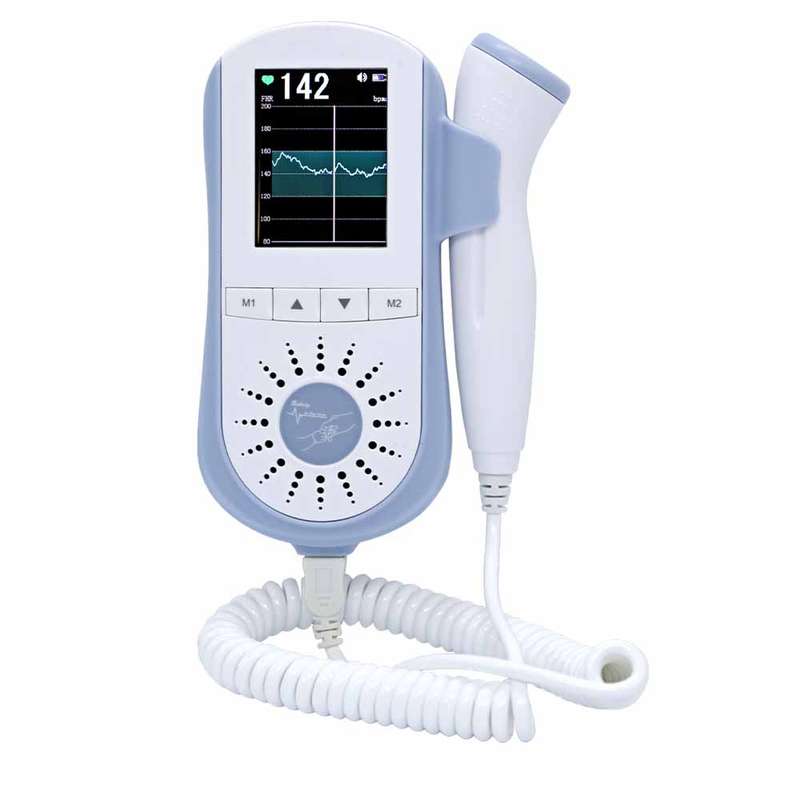 Baby Womb World Fetal Doppler with Built in Speaker & Rechargeable Battery (Demo)