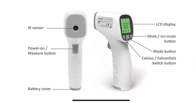 Infrared thermometer model FR202