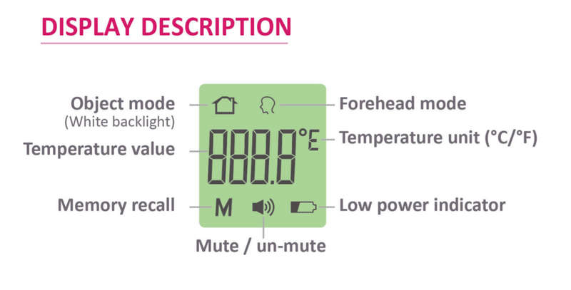 Infrared thermometer model FR202