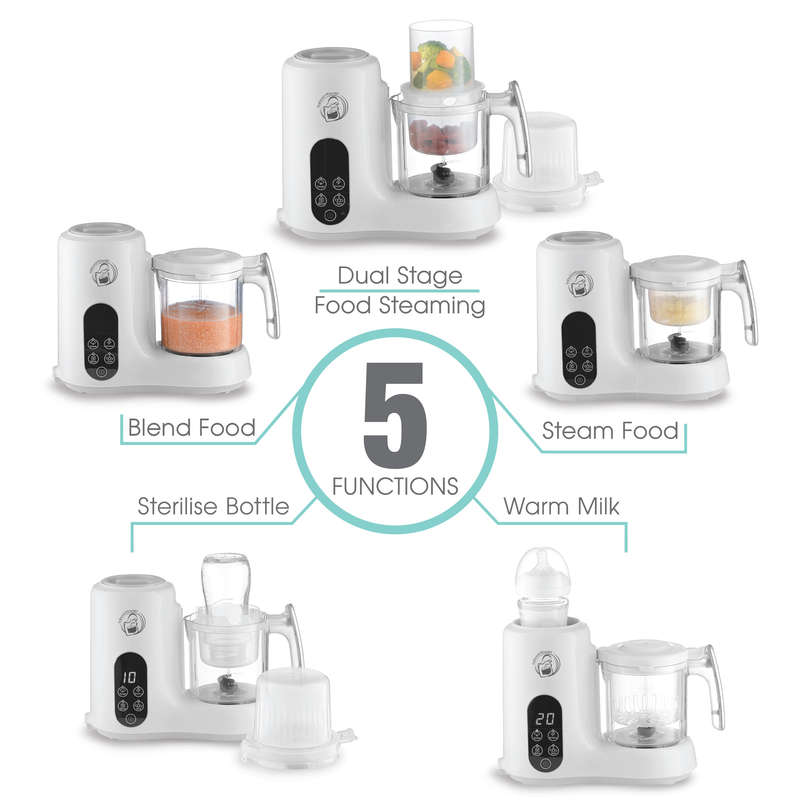 Baby Food Processor, Steamer, Blender and Milk Bottle Warmer (Demo Unit)