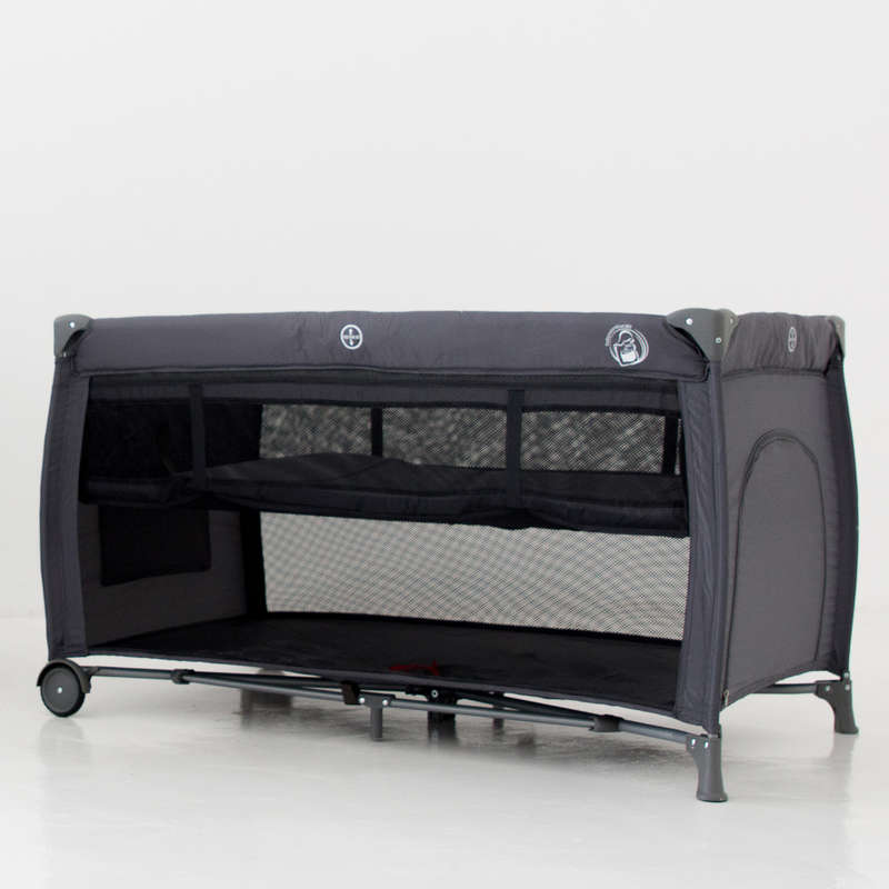 Extra Length Baby Camp Cot and Travel Bed with Bassinet Inner