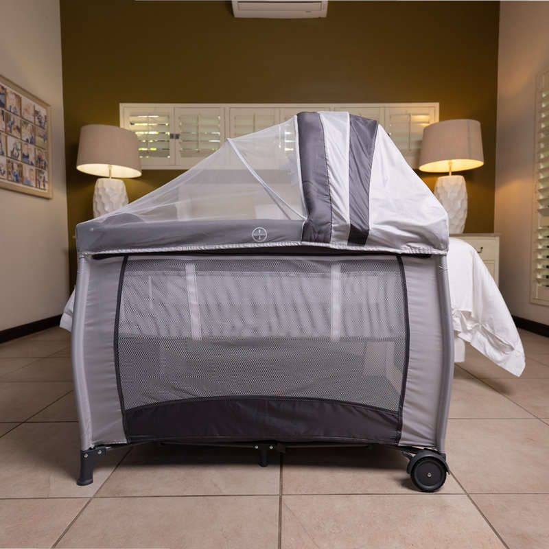 Inger Baby Camp Cot with Changing Table and Mosquito Net (Demo)