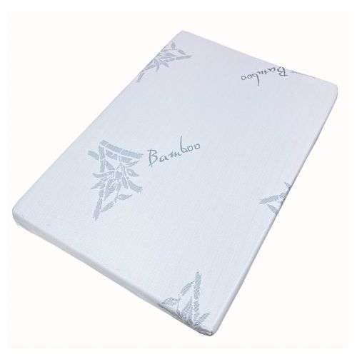 Bamboo Hypoallergenic Fabric Standard Camp Cot Mattress 660mm x 950mm x 80mm