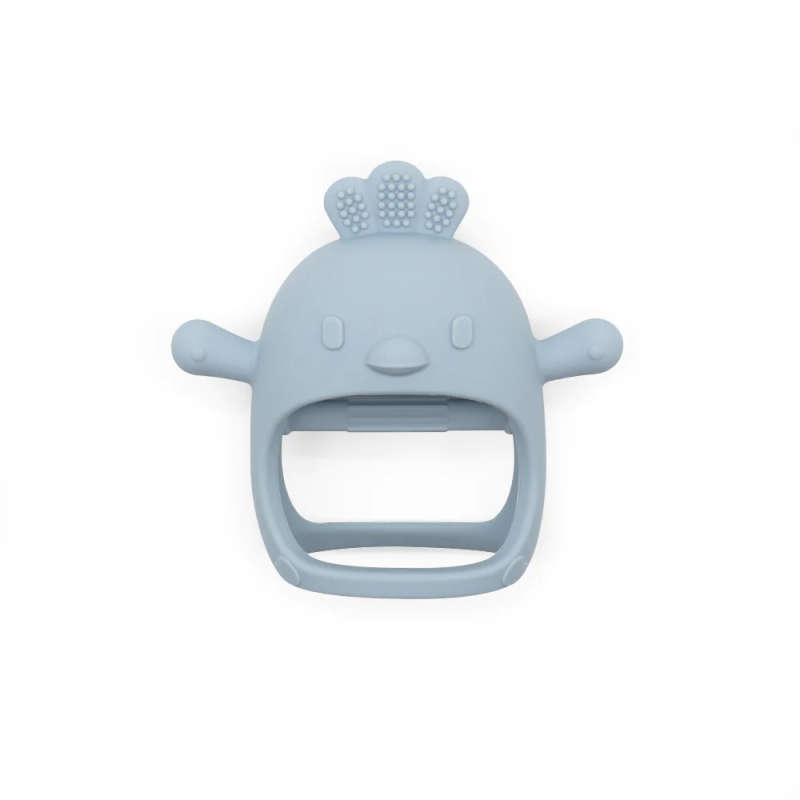Silicone Chicken Teether - Blue
