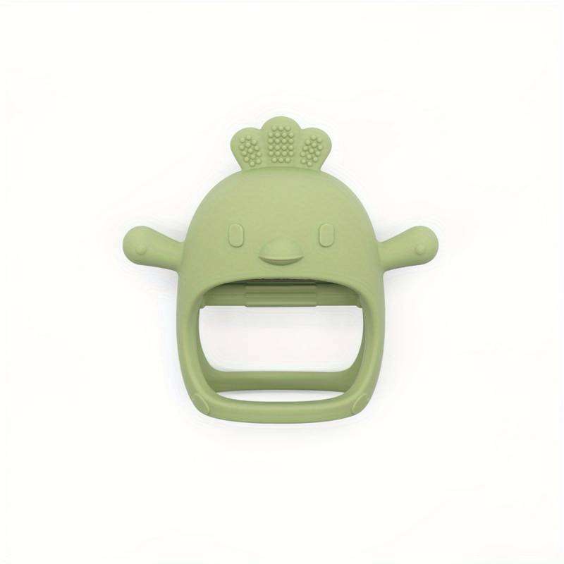 Silicone Chicken Teether - Green