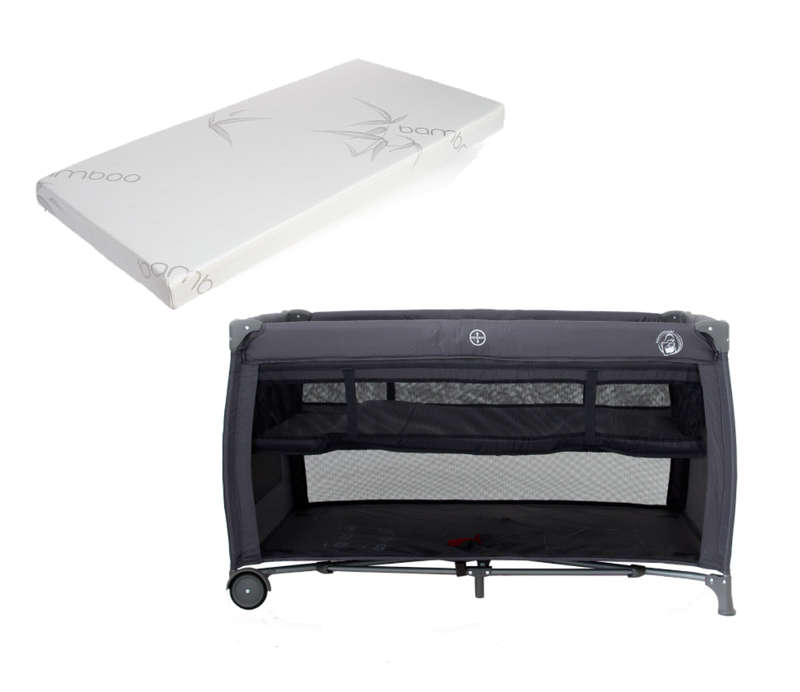 Extra Length Camp Cot and Mattress Set