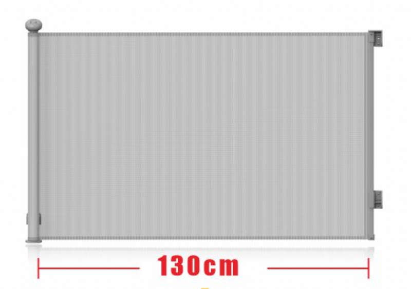 Retractable Safety Gate for Child Baby or Pets (Grey)
