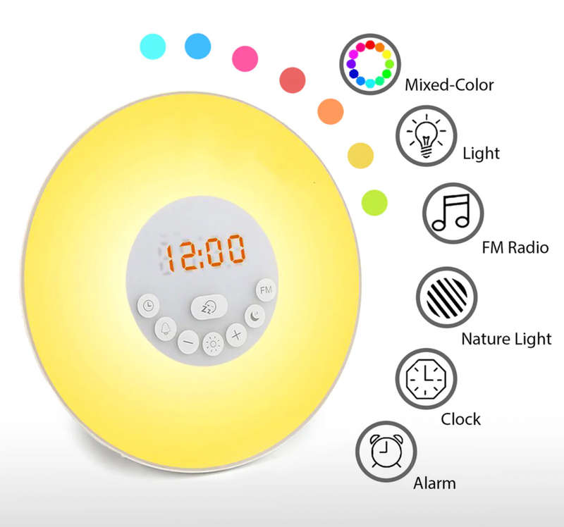 Wake Up Sleep Trainer Alarm Clock Radio (Demo Stock)