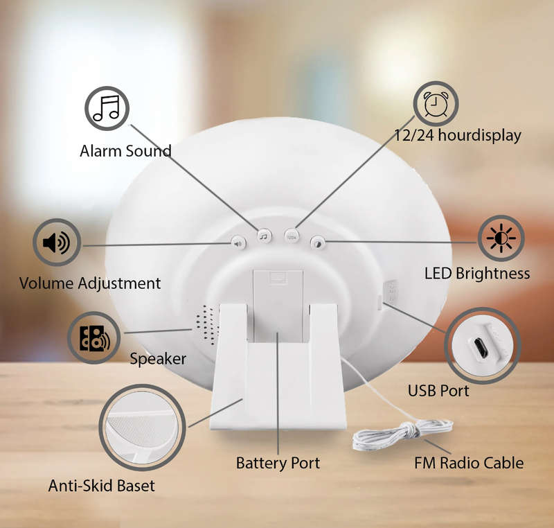 Wake Up Sleep Trainer Alarm Clock Radio (Demo Stock)