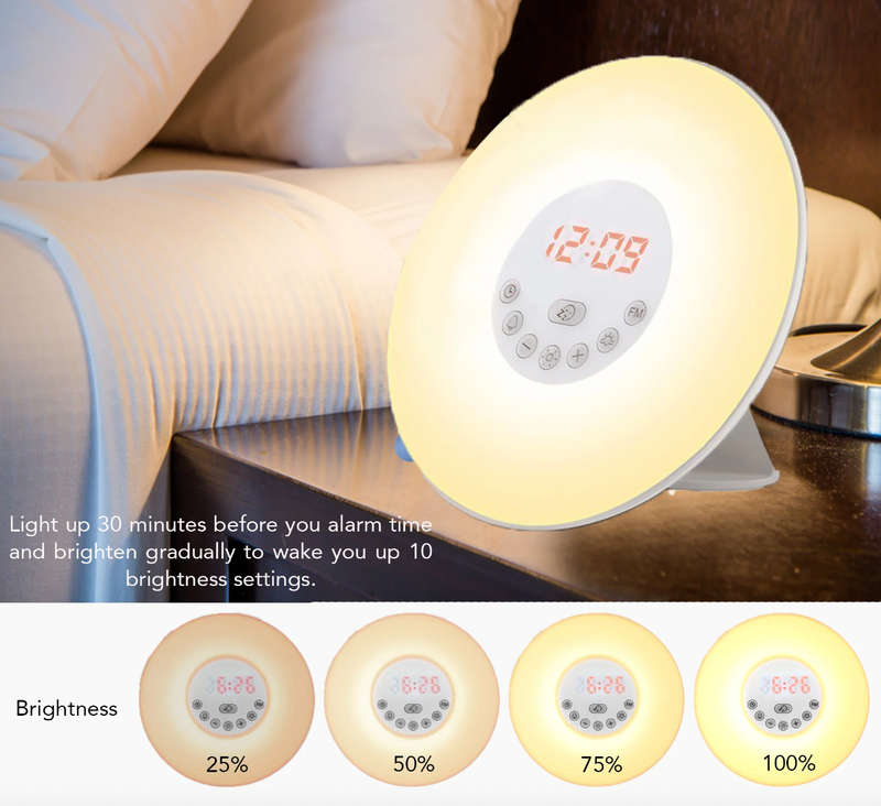 Wake Up Sleep Trainer Alarm Clock Radio (Demo Stock)