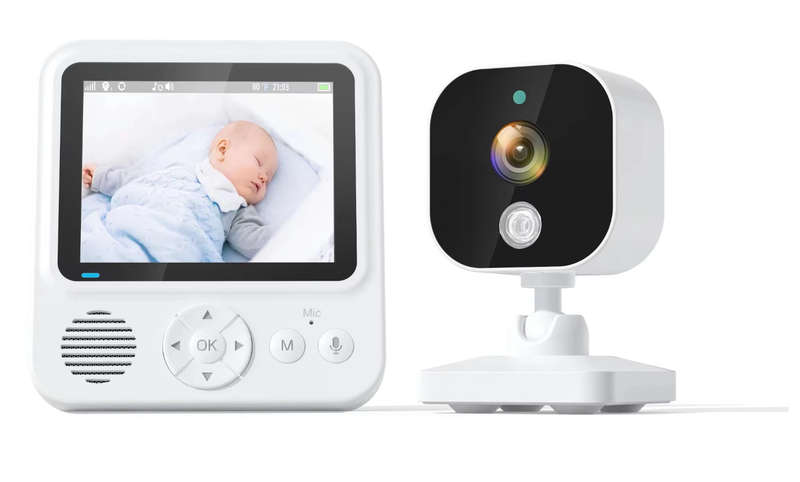 B4063 2.8 inch Compact Mini Baby Monitor with Power Saving Mode