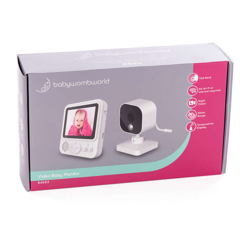 B4063 2.8 inch Compact Mini Baby Monitor with Power Saving Mode