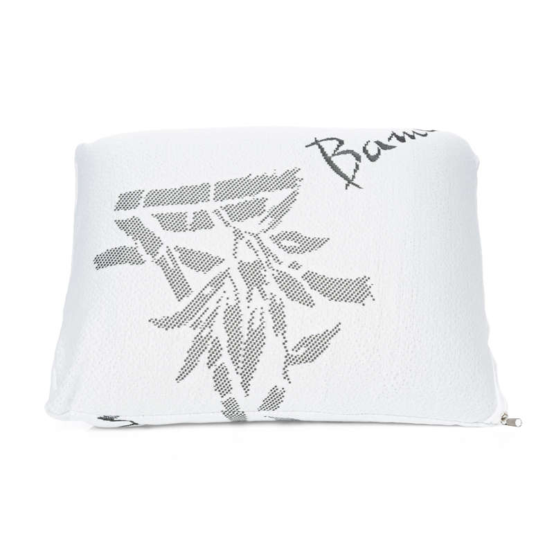 Classic Solid Latex Travel Pillow with Bamboo Cover