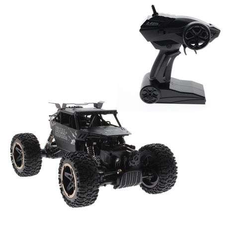 Remote Control Car Rock Crawler Toy Car Set - Black (Demo)
