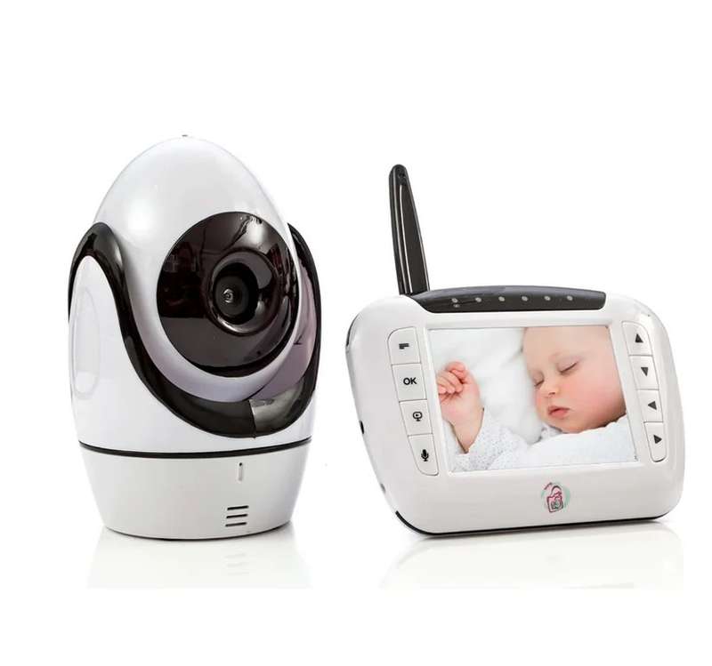 BabyWombWorld 3.5" LCD Wireless Rotating Video Baby Monitor (8036)