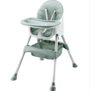 3-in-1 Portable Children's Multifunctional Dining High Chair - Moss Green (Demo)