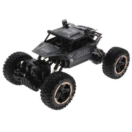 Remote Control Car Rock Crawler Toy Car Set - Black (Demo)