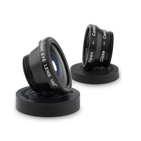 G&G Universal Smartphone Mobile Camera Lens Kit - Black (Demo)